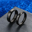 King And Queen Crown Couples Ring Set