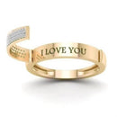 Custom Engraved Message Ring
